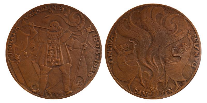 Nederland. 1923. Regeringsjubileum Wilhelmina.