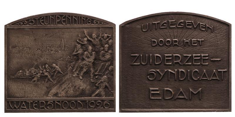 Nederland. 1926. Steunpenning Watersnood.