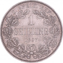 South Africa (ZAR). 1 Shilling. 1897.