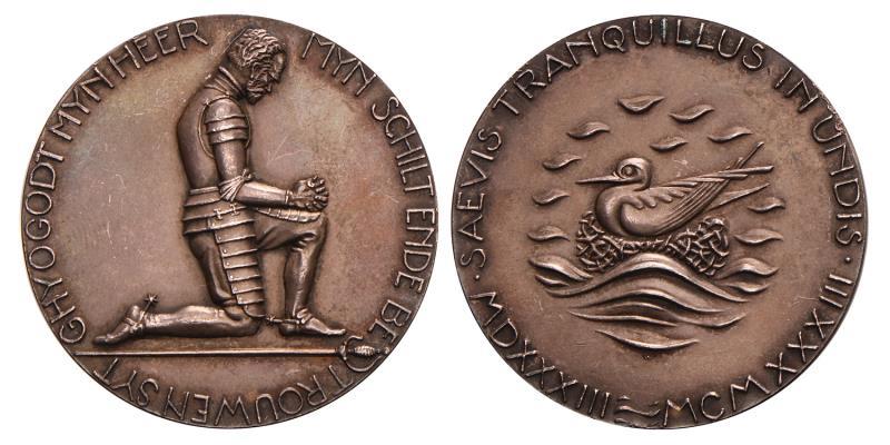 Nederland. 1933. Herdenking Willem van Oranje, graaf van Nassau.