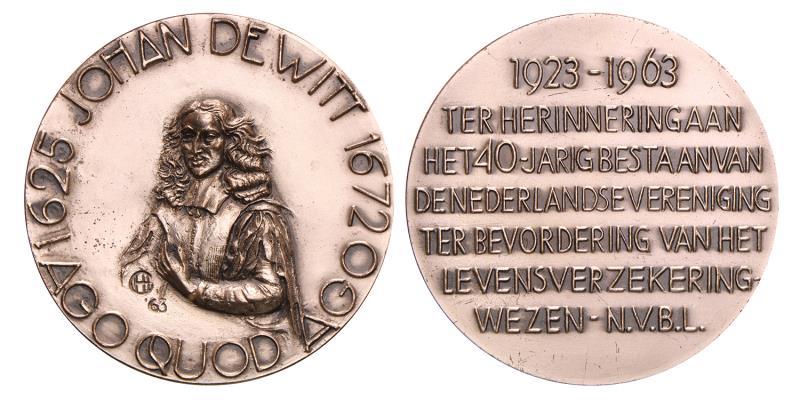 Nederland. 1963. 40 jaar bestaan levensverzekering N.V.B.L.