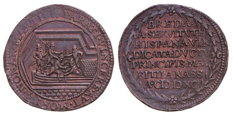 Nederland. 1590. Breda. Ontzet Breda.