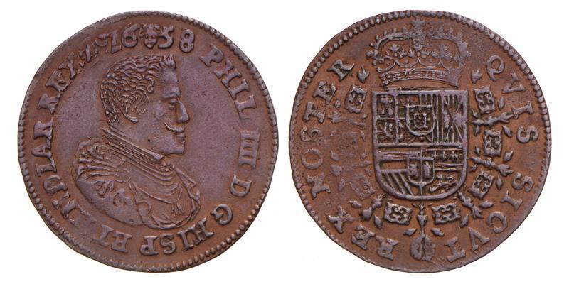 Zuidelijke Nederlanden. 1658. Rekenpenning voor de kamer van Brussel.