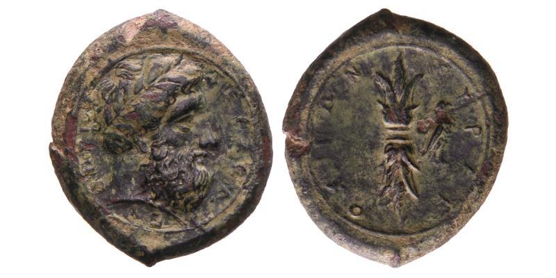 Sicily, Syracuse. AE Hemidrachm. N.D. (344-338 BC).