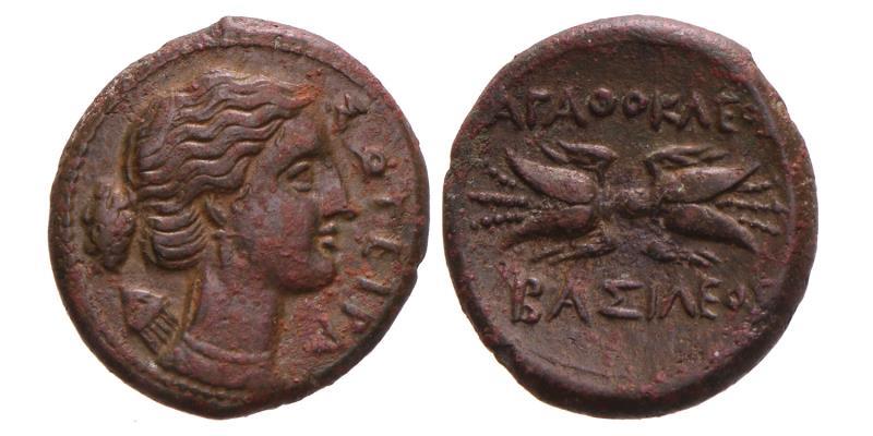 Sicily, Syracuse. Agathokles. AE 21. N.D. (304-289 BC).