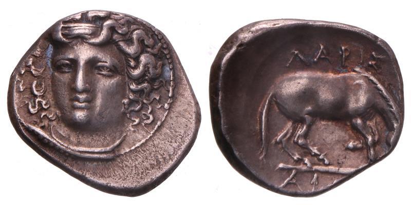 Thessaly. Larissa. Drachm. N.D. (350-300 BC).