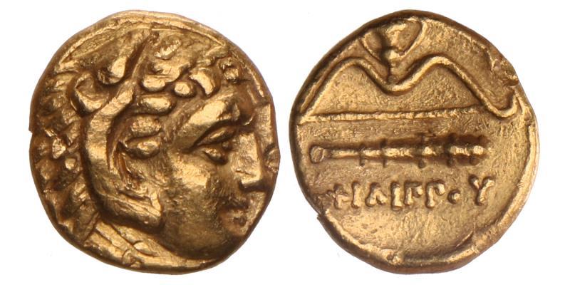 Macedon. Phillip II. 1/4 Stater. N.D.