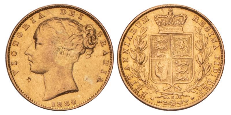 Australia. Victoria. 1 Sovereign. 1880 S.