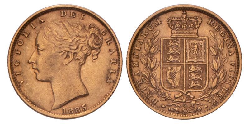 Australia. Victoria. 1 Sovereign. 1885 S.