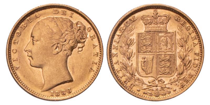 Australia. Victoria. 1 Sovereign. 1886 S.