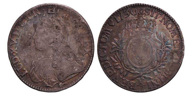 France. Louis XV. Ecu. 1730 X.