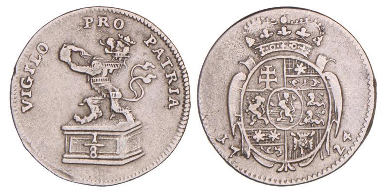 Germany. Hessen. 1/8 Thaler. 1724.