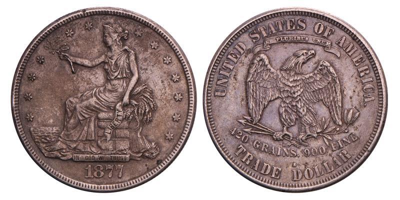 USA. 1 Dollar. 1877 S.