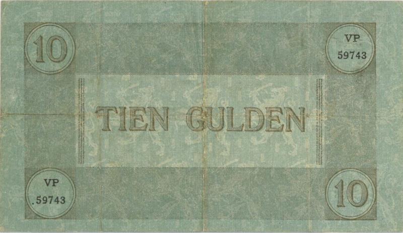 Nederland. 10 gulden. Bankbiljet. Type 1904. Arbeid en welvaart I - Fraai.