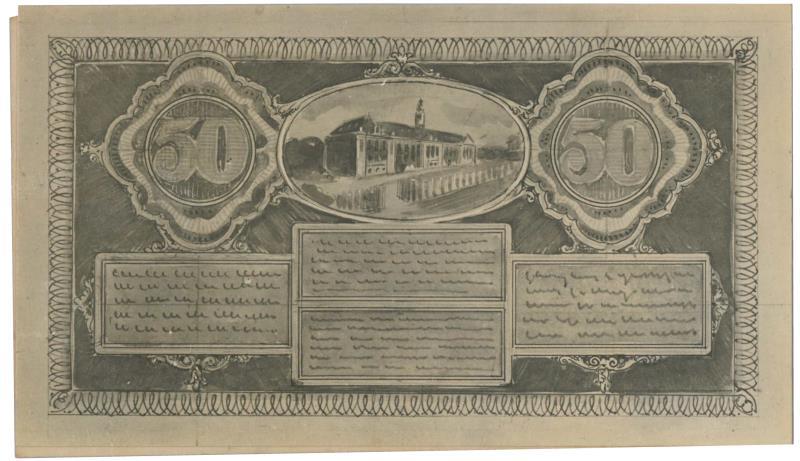 Netherlands-Indies. 50 gulden. Photos. Type 1925. Jan Pieterszoon Coen.