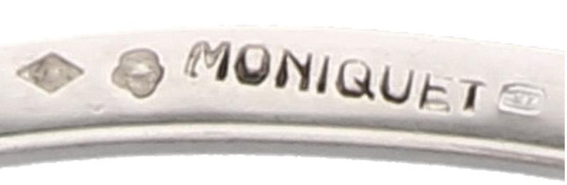 Moniquet design collier zilver - 925/1000.