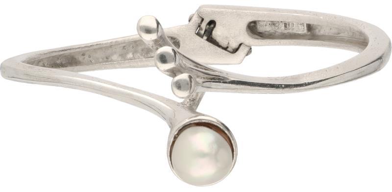 Bijou Jeunesse design armband zilver, parel - 925/1000.