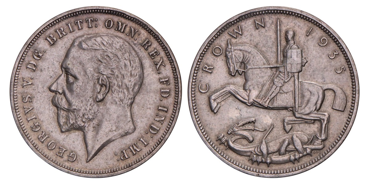 Great Britain. George V. Crown. 1935.