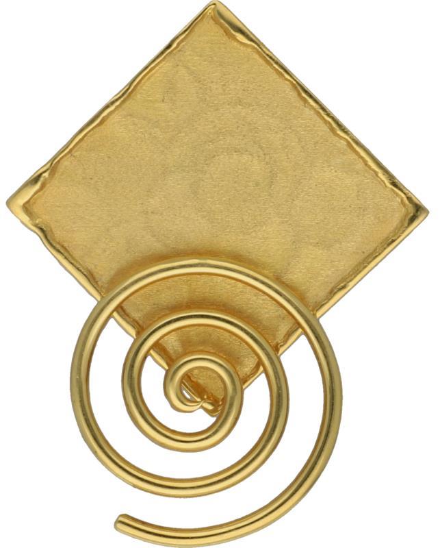 Design hanger geelgoud - 14 kt.