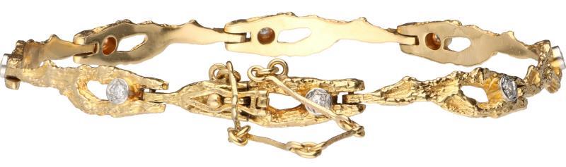 Lapponia Diamond Pond armband geelgoud, ca. 0.16 ct. diamant - 18 kt.