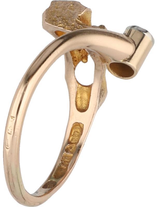 Lapponia Diamond Pond ring geelgoud, ca. 0.01 ct. diamant - 14 kt.