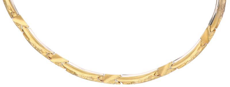 Lapponia Narda collier goud/platina - 14 kt.