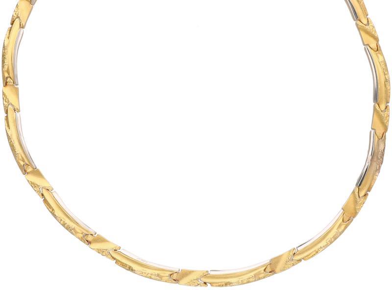 Lapponia Narda collier goud/platina - 14 kt.