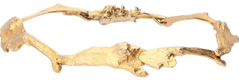 Lapponia Orchid Psychedelic armband geelgoud - 14 kt.
