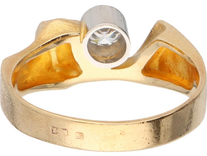 Lapponia ring geelgoud, ca. 0.25 ct. diamant - 18 kt.