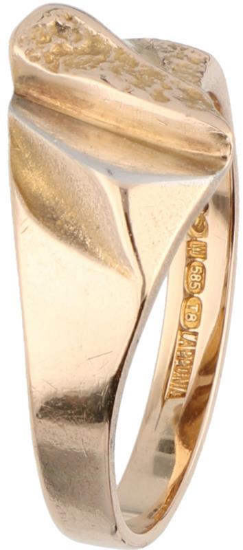 Lapponia ring goud/platina - 14 kt.