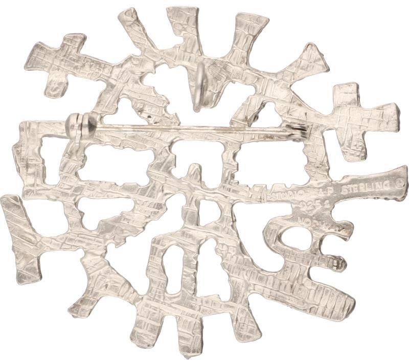 Studio E&P Noorse design hanger/broche zilver - 925/1000.