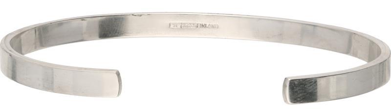 Fins design bangle armband zilver - 925/1000.