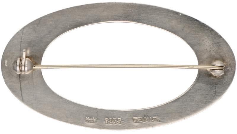 Hans Hansen Denmark design broche zilver - 925/1000.