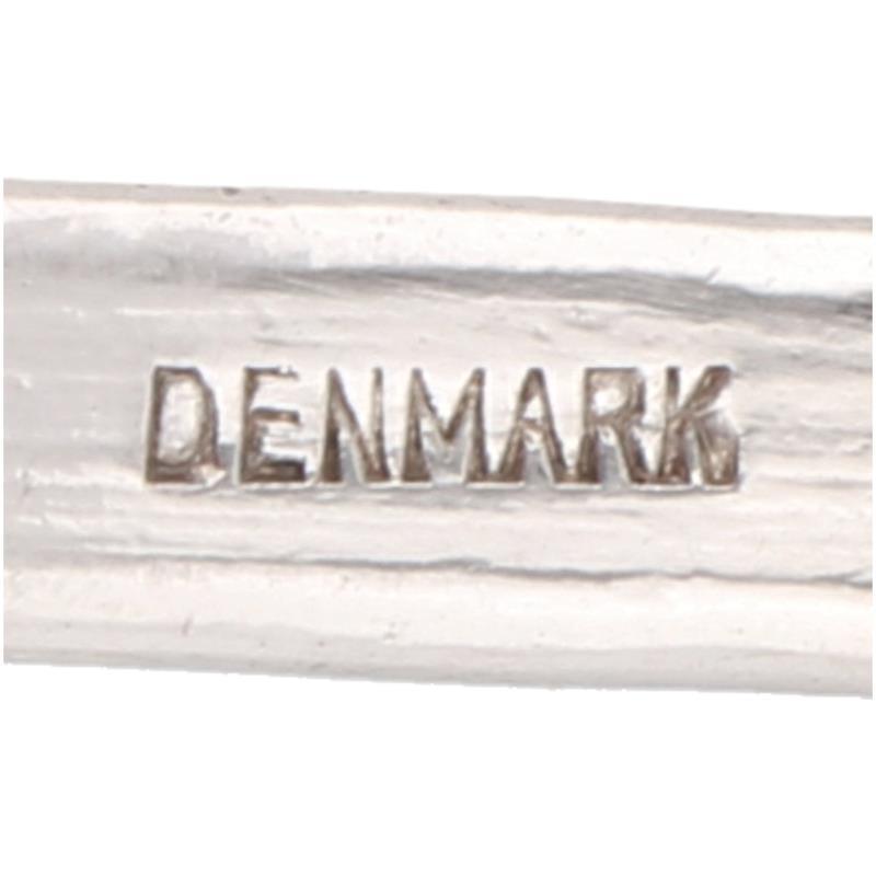 Deense design bangle armband zilver, aventurijn - 925/1000.