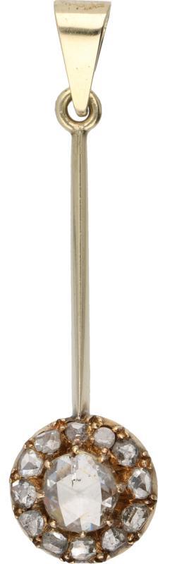 Hanger geelgoud, diamant - BWG 10 kt.