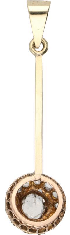 Hanger geelgoud, diamant - BWG 10 kt.
