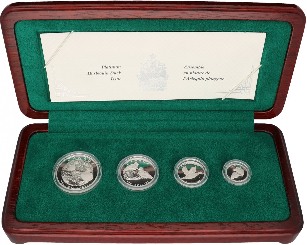 Canada. Set (4) 30,75, 150 and 300 Dollar. 2001.