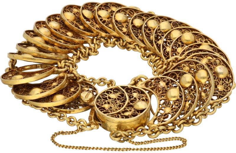 Filigrain armband verguld zilver - 835/1000.