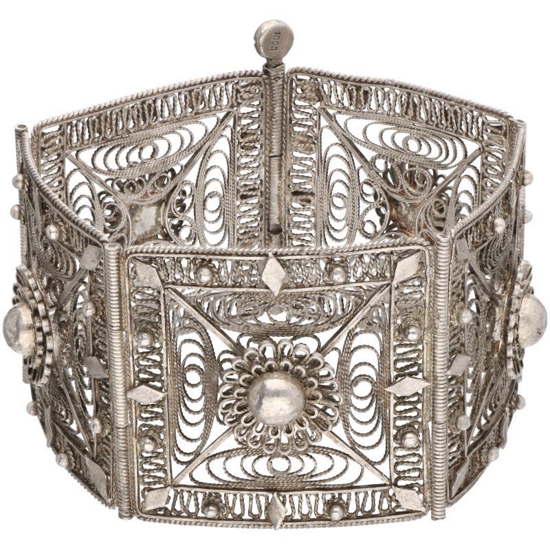 Filigrain armband zilver - 925/1000.