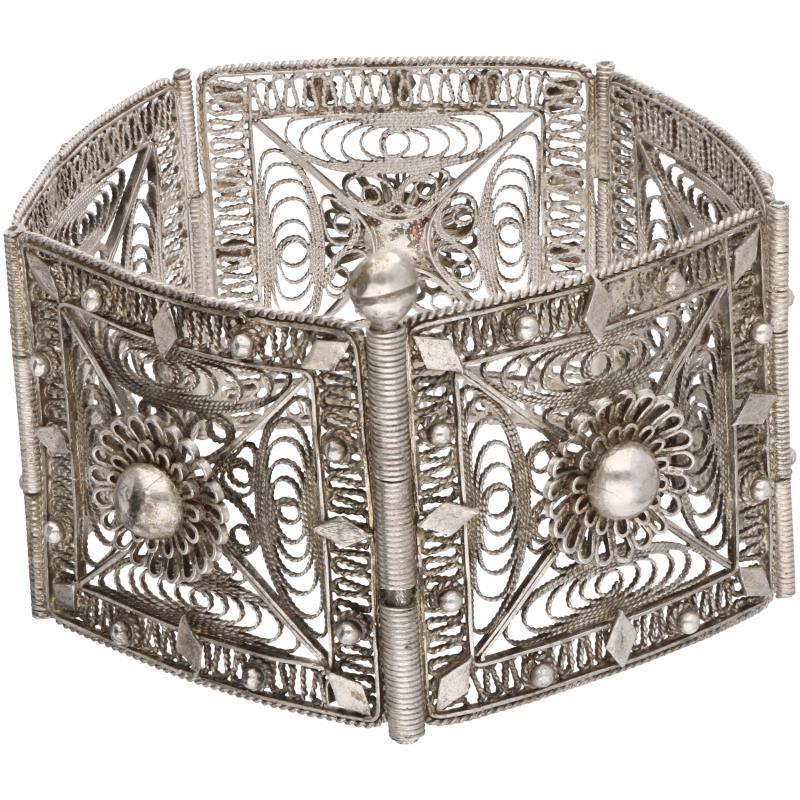 Filigrain armband zilver - 925/1000.