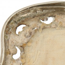 Beugel beursje zilver.