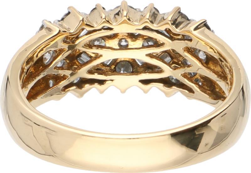 "Brillance" ring geelgoud, ca. 0.75 ct. diamant - 18 kt.