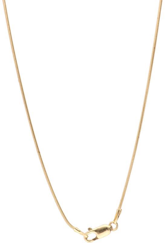"Brillance" collier geelgoud, ca. 0.92 ct. diamant - 18 kt.