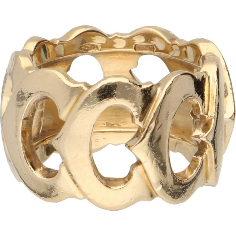 Bague "C" de Cartier ring geelgoud - 18 kt.