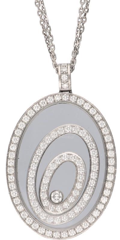 Chopard Happy Spirit collier witgoud, ca. 2.08 ct. diamant - 18 kt.