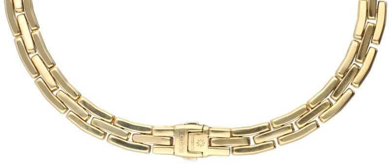 Chimento collier bicolor goud, ca. 0.02 ct. diamant - 18 kt.