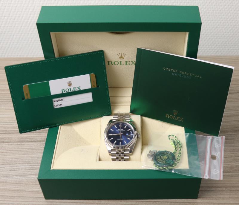 Rolex Datejust 41 126334 - Herenhorloge - Automaat - Ca. 2018.