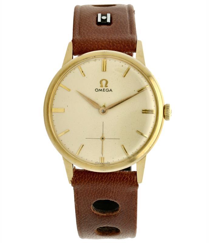 Omega vintage goud - Herenhorloge - Handopwindbaar - Ca. 1960.