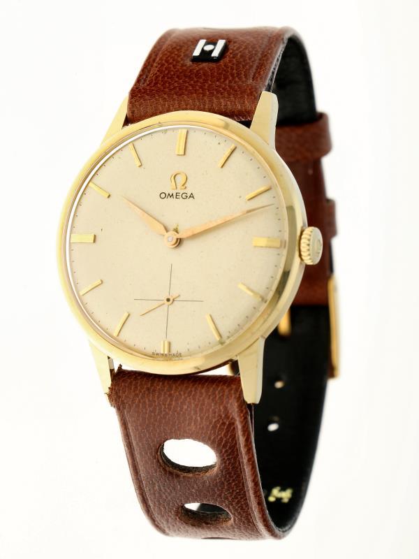 Omega vintage goud - Herenhorloge - Handopwindbaar - Ca. 1960.