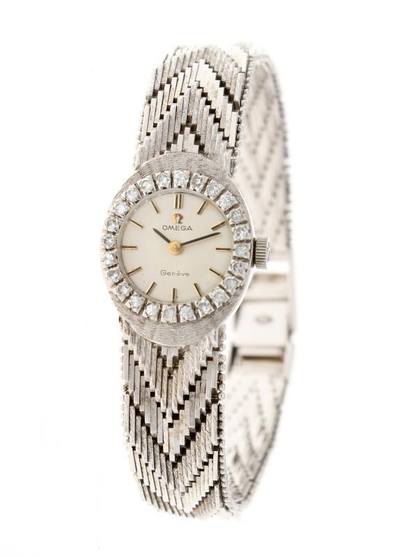 Omega vintage witgoud - Dameshorloge - Handopwindbaar - Ca. 1970.